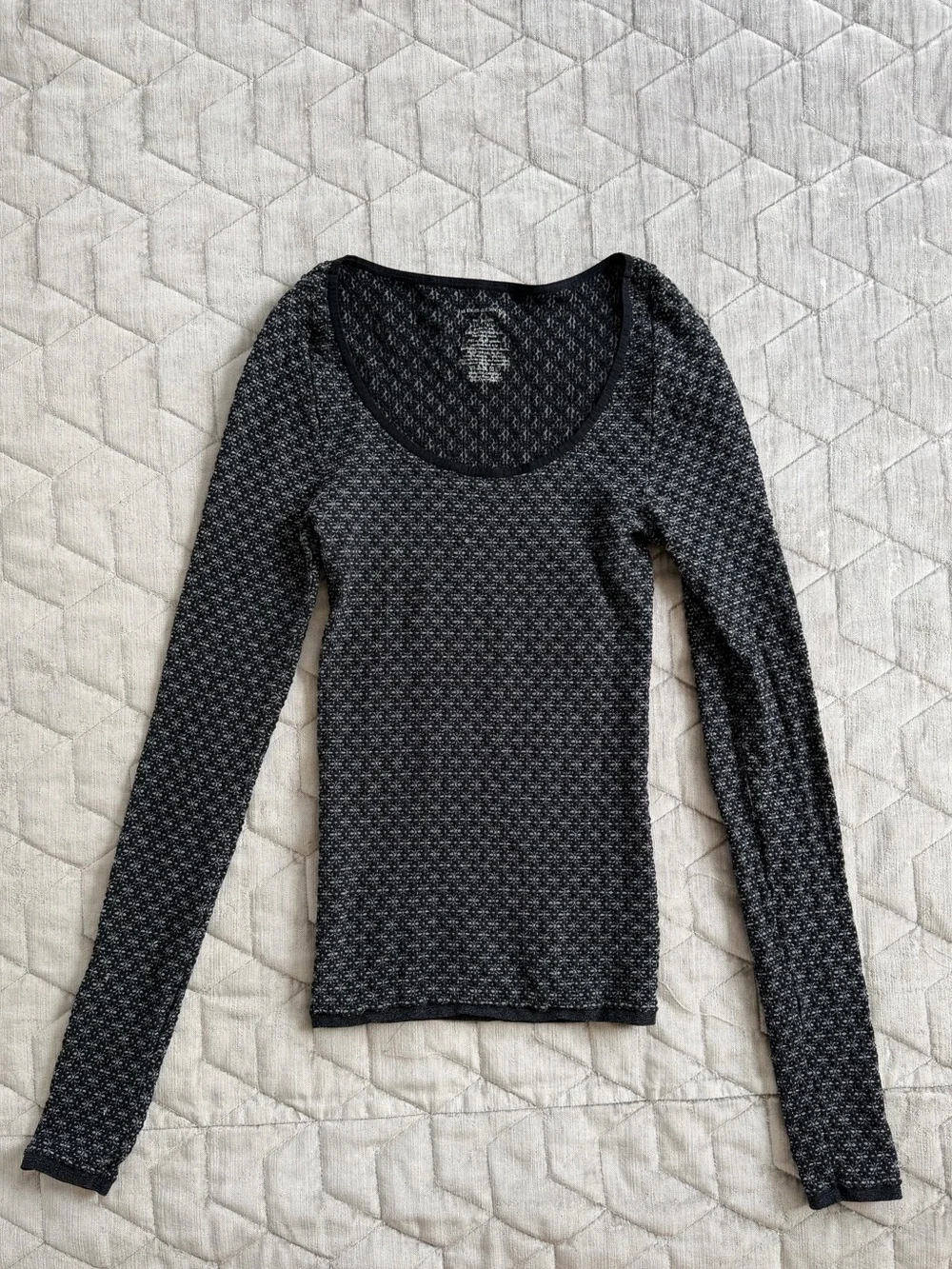 Set of 2 Intimately by Free People Love Letter Long Sleeve Tops Size M